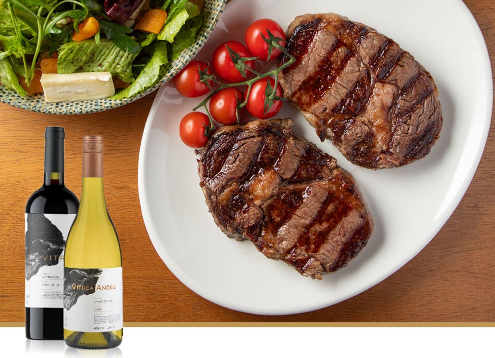 Fins de semana no Rico Parrilla: ganhe uma garrafa de vinho na escolha do Corte Rico de 500g
